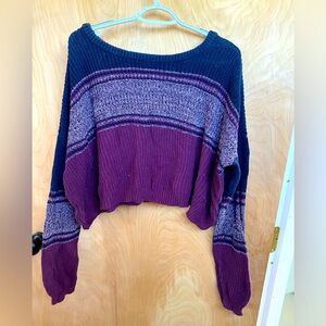 LA hearts medium sweater wide fit crop top